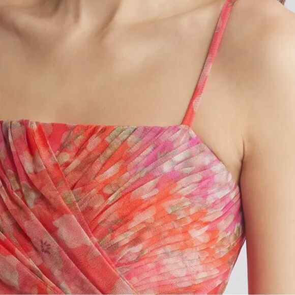 Hutch Anthropologie Quinn Pleated Midi Cocktail Dress - Picture 7 of 8